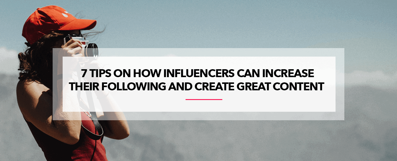 How to increase following and create content