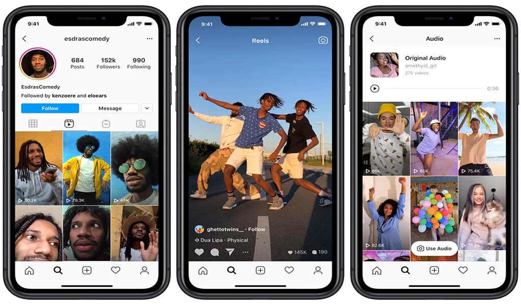 Instagram Reels, the new short-form video feature on Instagram.
