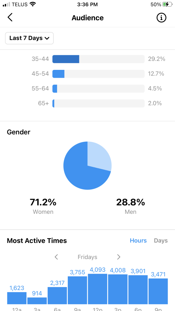 Instagram’s Native Analytics Tool - Audience Insight