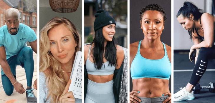 a collage of five wellness influencers from Toronto