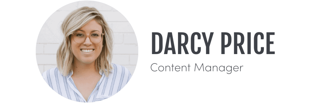 Darcy Price, Content Manager