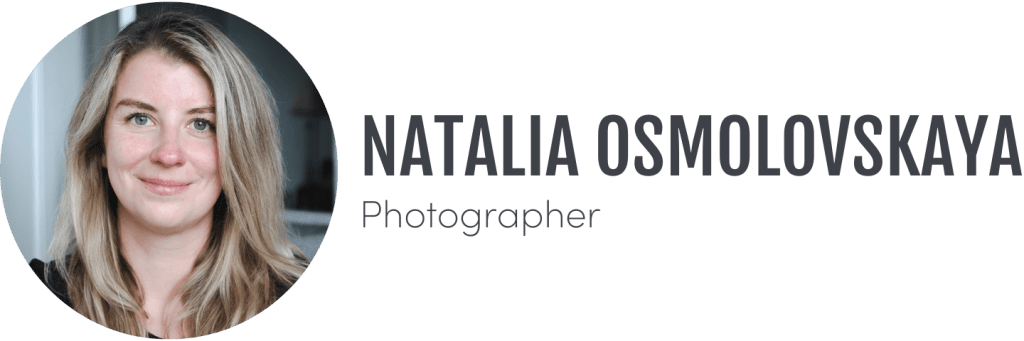 Natalia Osmolovskaya, Photographer