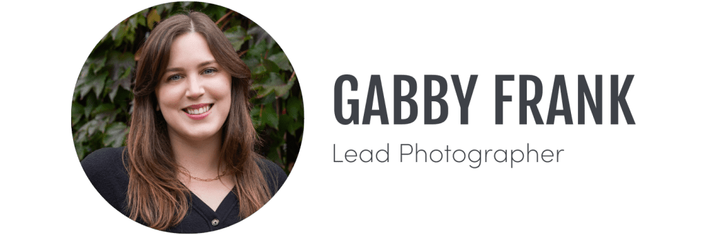 Gabby Frank, Lead Photographer