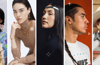 A collage of five Indigenous TikTok creators