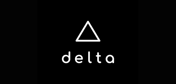 Delta Investment Tracker Logo with black background