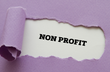 “Non profit” written on a paper